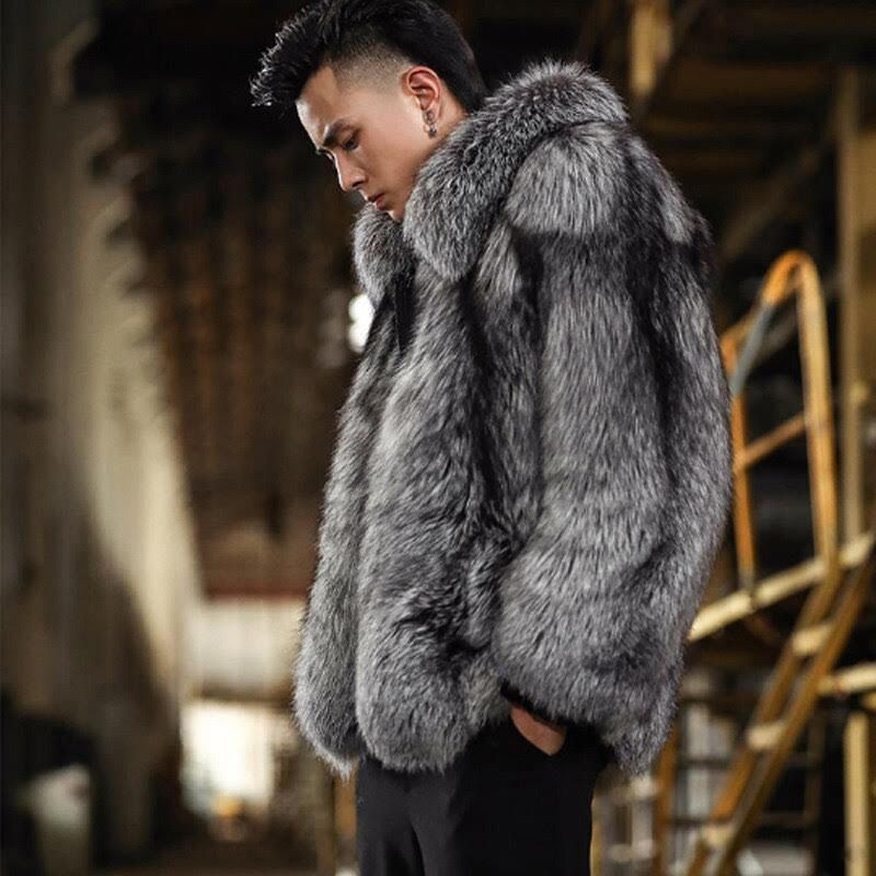メルカリShops - 毛皮コート メンズコート ショートコート ファーコート 暖か ゴージャス