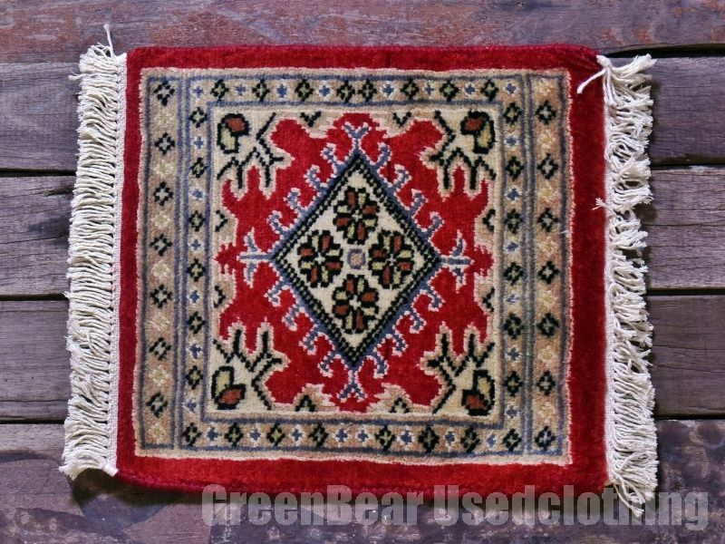 RAGZ570 ミニラグ トライバルラグ インテリアマット ウール絨毯