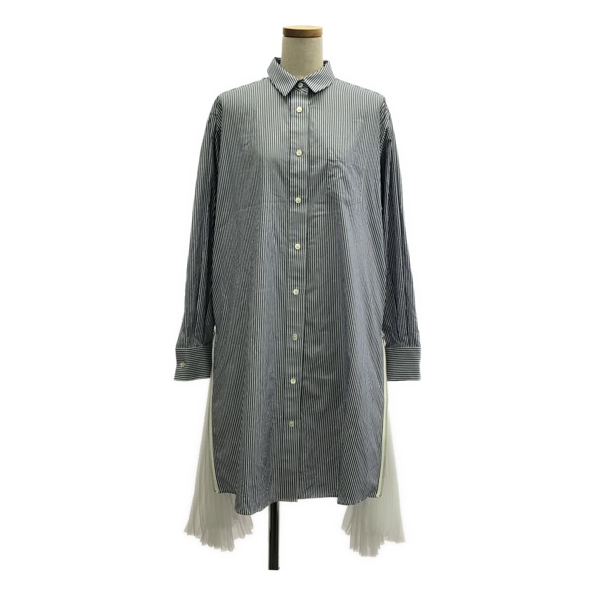 sacai　サカイ　プリーツワンピース 中古・古着通販】sacai (サカイ) 切替プリーツワンピース