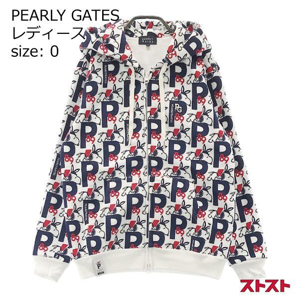 PEARLY GATES パーリーゲイツ ×PEANUTS 裏起毛 ジップパーカー 0