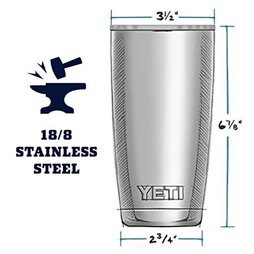 YETI イエティ Rambler 20オンス タンブラー ステンレススチール 真空断熱 MagSlider蓋付き