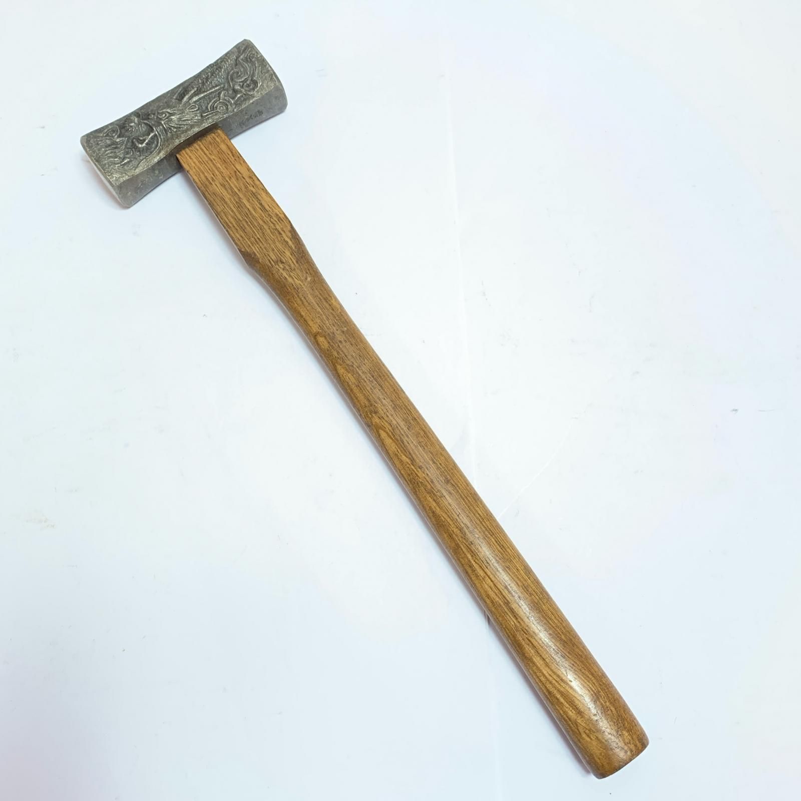 ♭♭ 龍虎彫 大文字 金槌 ハンマー トンカチ 骨董 美術