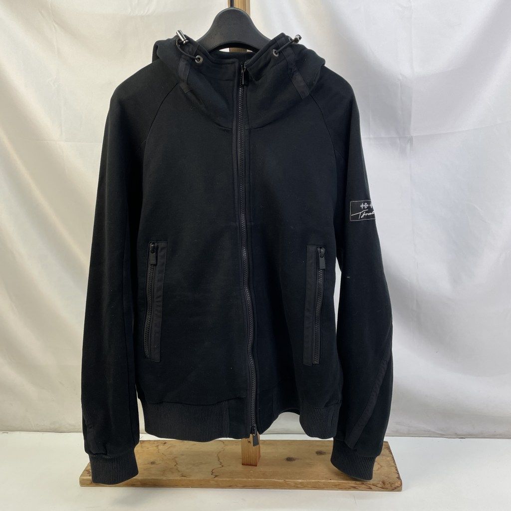 01w-5490 タトラス TATRAS ジップパーカー ブルゾン サイズ02 ブラック ポーランド製 メンズ アウター コットン MTA20S8072 品