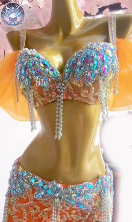 ベリーダンス衣装 ブラスカートセット