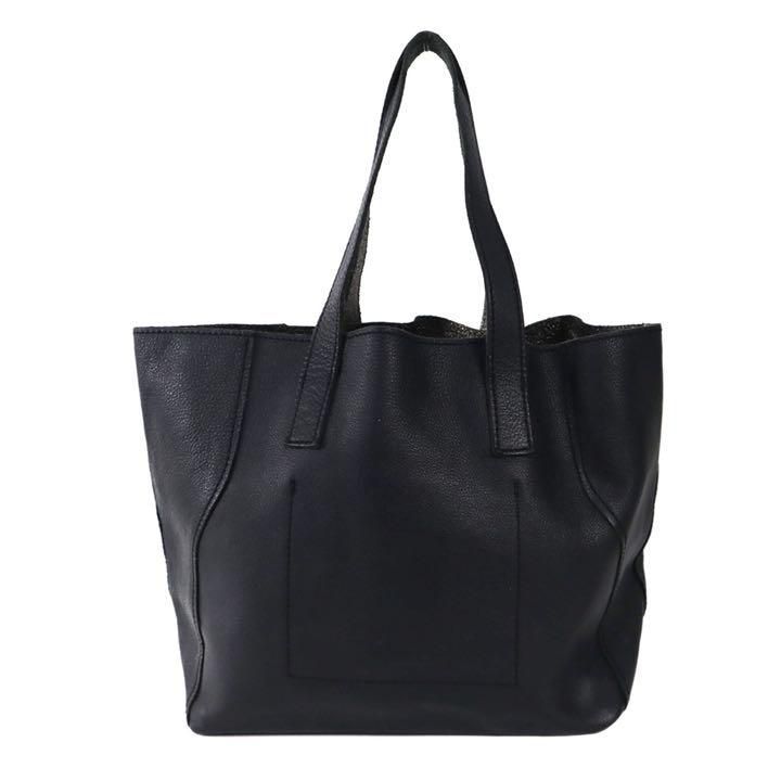 LANVIN ランバン　ハンドバッグ　ミニバッグ　レザー　リバーシブル　黒 LANVIN ランバン ハンドバッグ ミニバッグ レザー リバーシブル