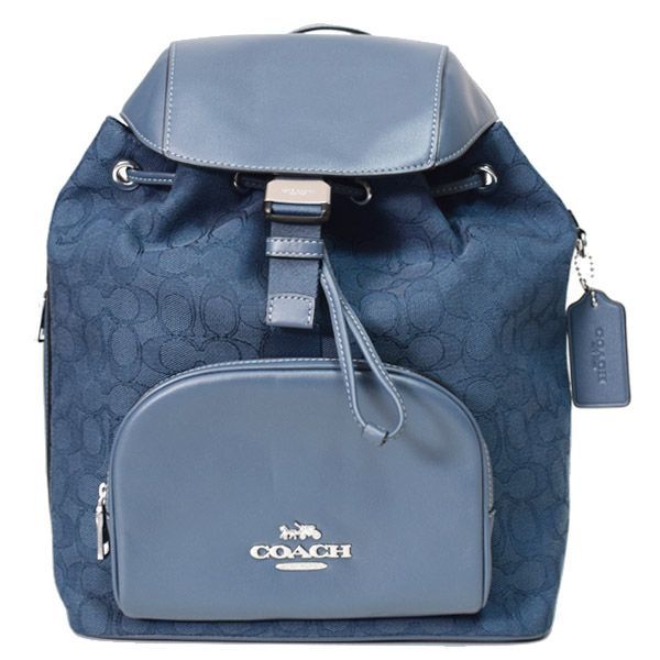コーチ バッグ COACH ジャガード レザー シグネチャー ペース ラージ 