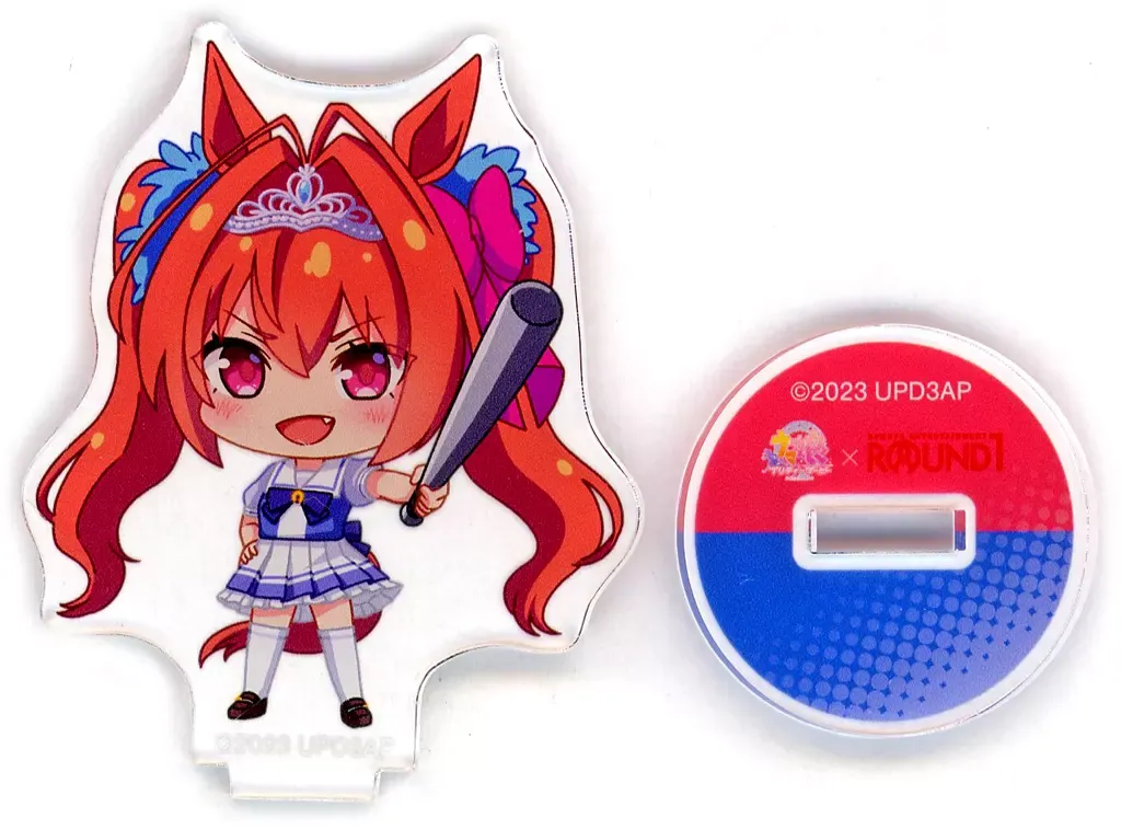 【中古】アクリルスタンド・アクリルパネル ダイワスカーレット 「ウマ娘 プリティーダービー Season 3 × ROUND1 ちびキャラトレーディングアクリルスタンド」