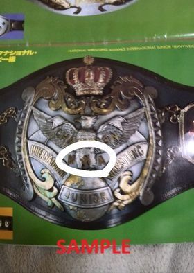 新品　旧NWAジュニアジュニアインターナショナルレスリングチャンピオンベルトチャンピオンベルト レプリカ プロレス　  オーダーメイド　【発送予定日:10月12日】