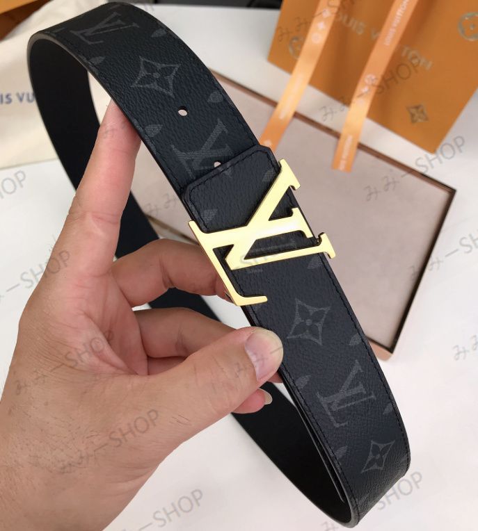 ルイヴィトン ベルト リバーシブル 100cm メンズ LOUIS VUITTON サン 