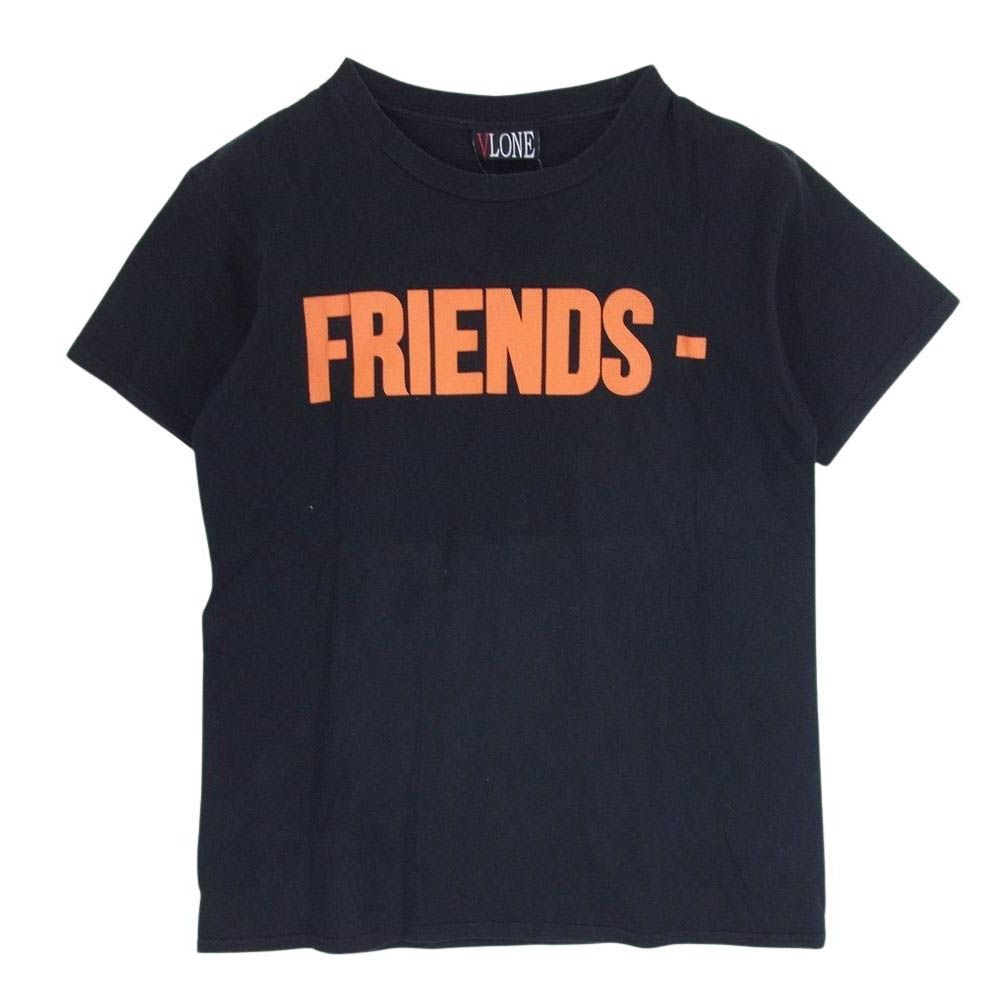 ヴィローン VLONE   FRIENDS TEE フレンズ プリント Tシャツ 半袖 ブラック系 M【中古】