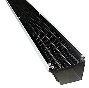 FlexxPoint 30年雨樋カバーシステム ブラック 住宅用 5インチ 雨樋ガード 125フィート