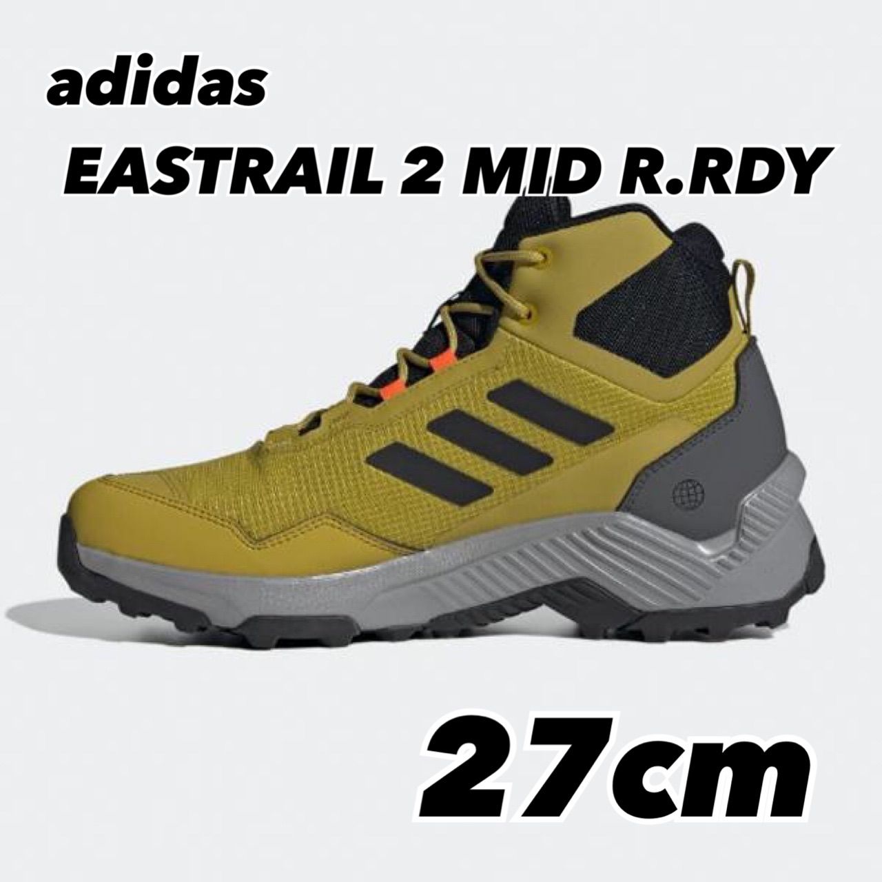 adidasアディダス ハイキングシューズ メンズ イーストレイル ミッド 2.0 レイン レディ GY4175 防水 27cm