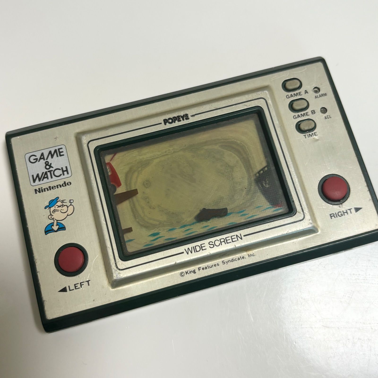 ポパイ ゲームウォッチ 動作品 任天堂 送料無料】Nintendo/ニンテンドー/ゲーム&ウォッチ/ゲームウォッチ