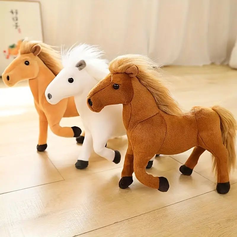馬 ぬいぐるみ ポニー ホース 人形 動物 アニマル 置物