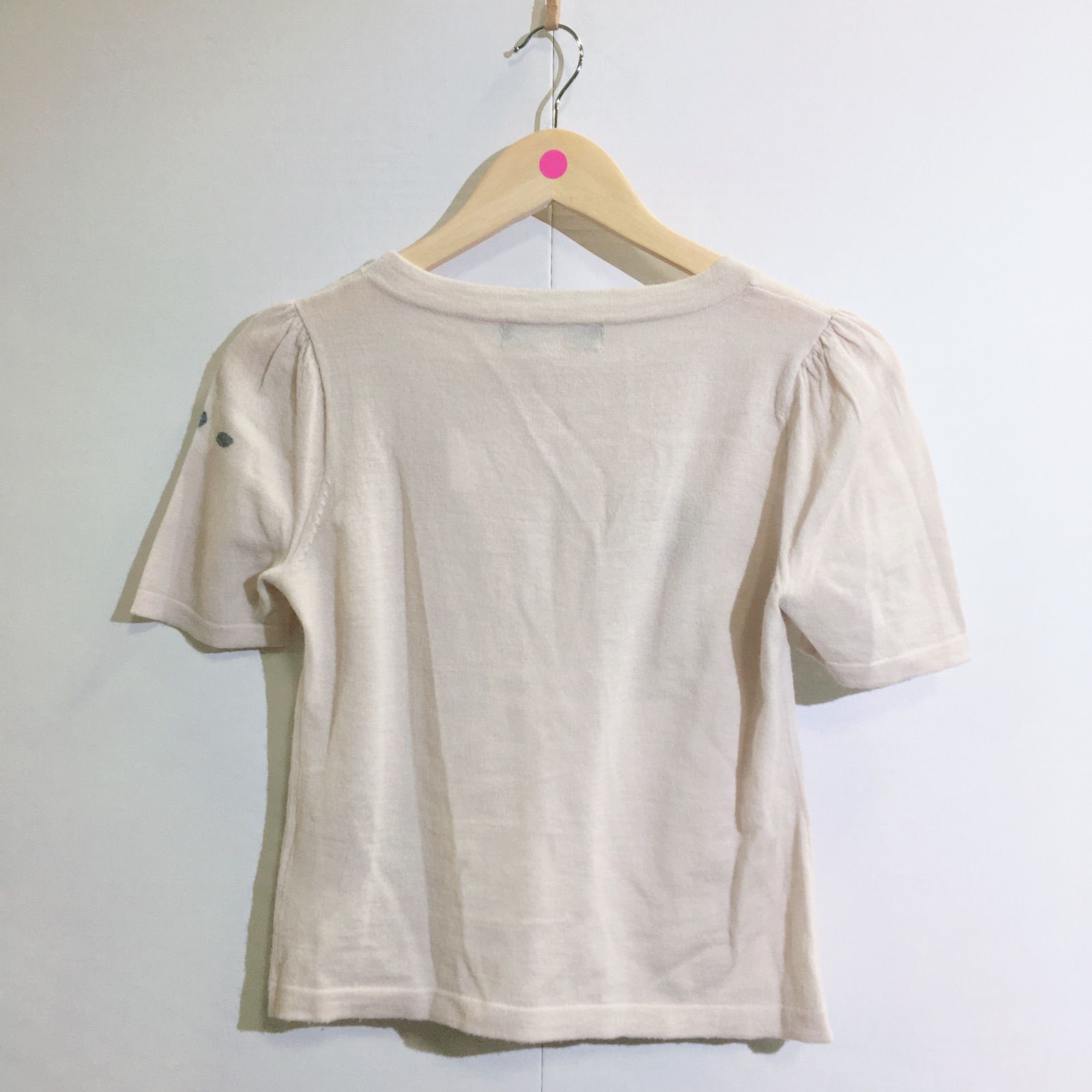 エムズグレイシー♡女の子Tシャツ　ベージュ38 エムズグレイシー♡女の子Tシャツ ベージュ38 M'S GRACY - M'S