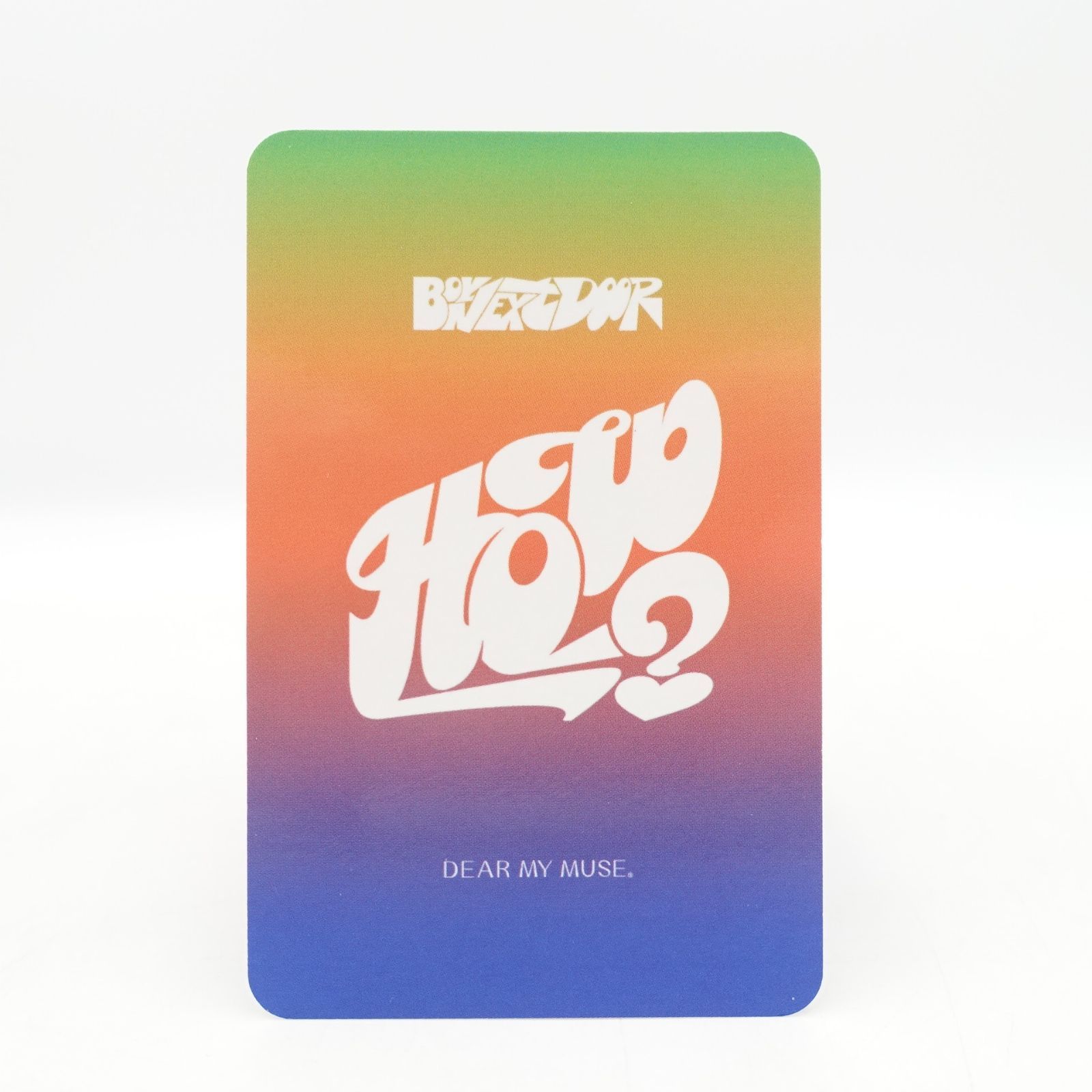 BOYNEXTDOOR ウナク HOW DMM DEAR MY MUSE ヨントン 中国 中華