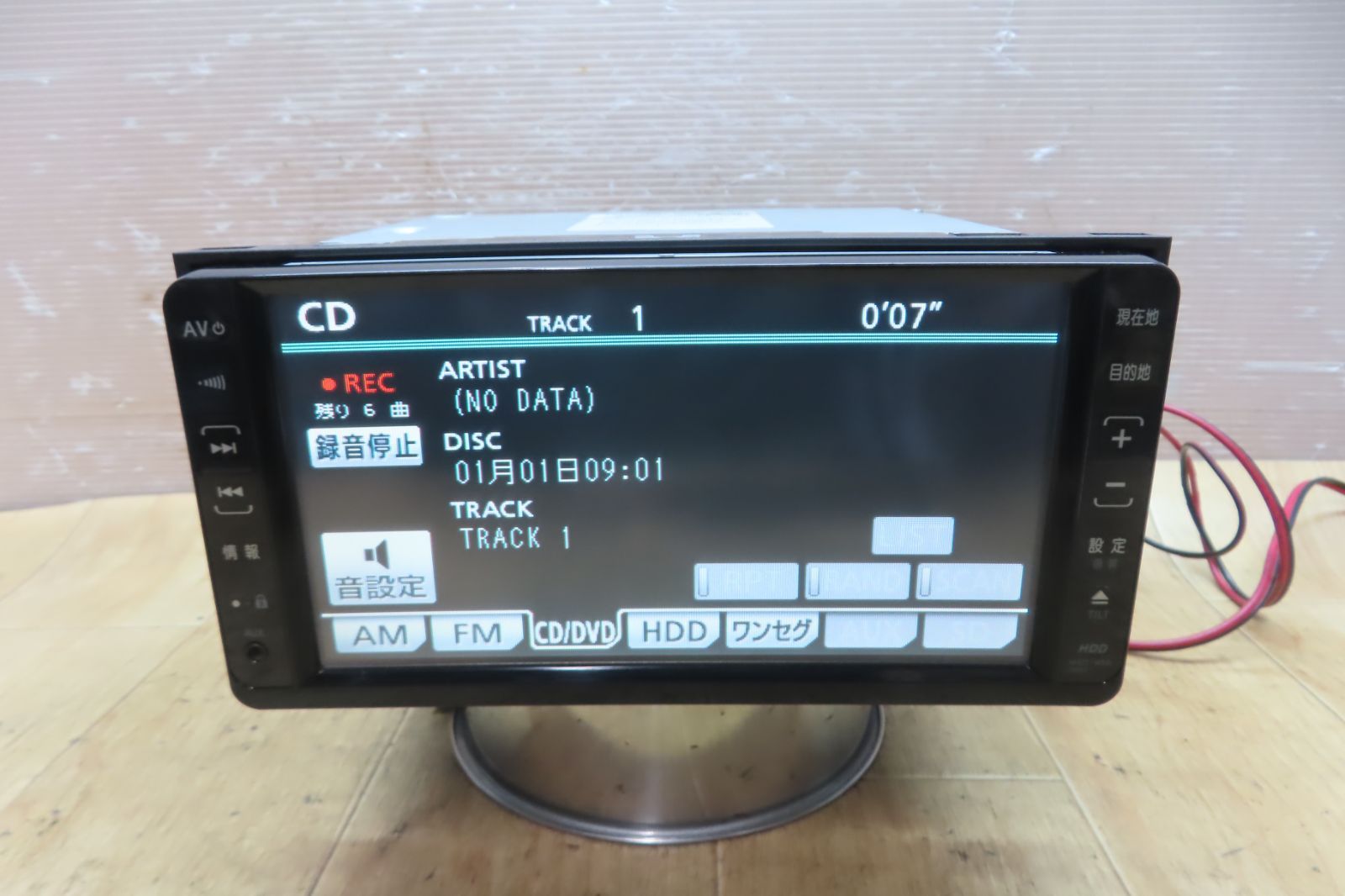 108 26、トヨタ HDDナビ NHDT－W58 トヨタ純正品 ワンセグ HDD 