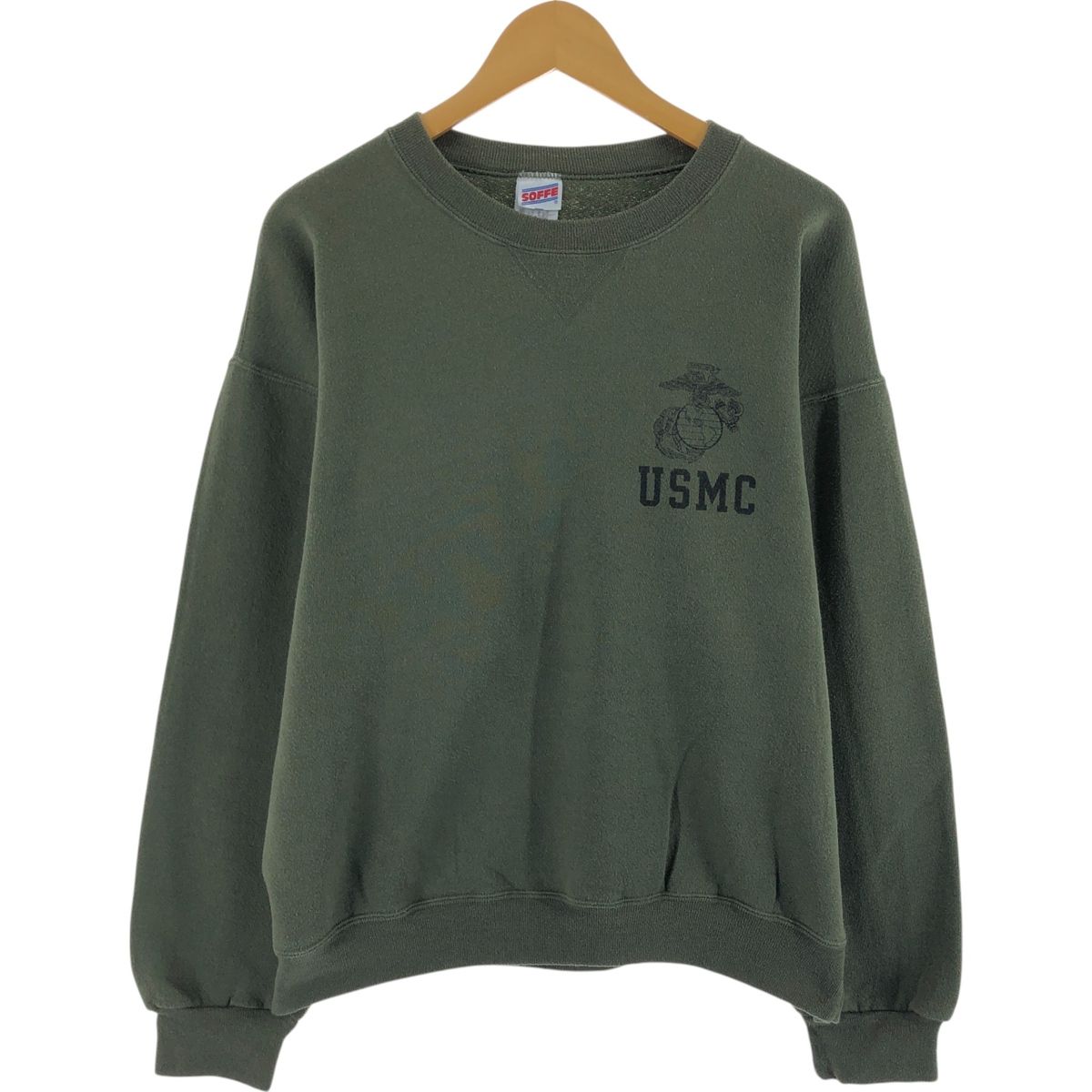 古着 90~00年代 ソフィー SOFFE USMC プリントスウェットシャツ