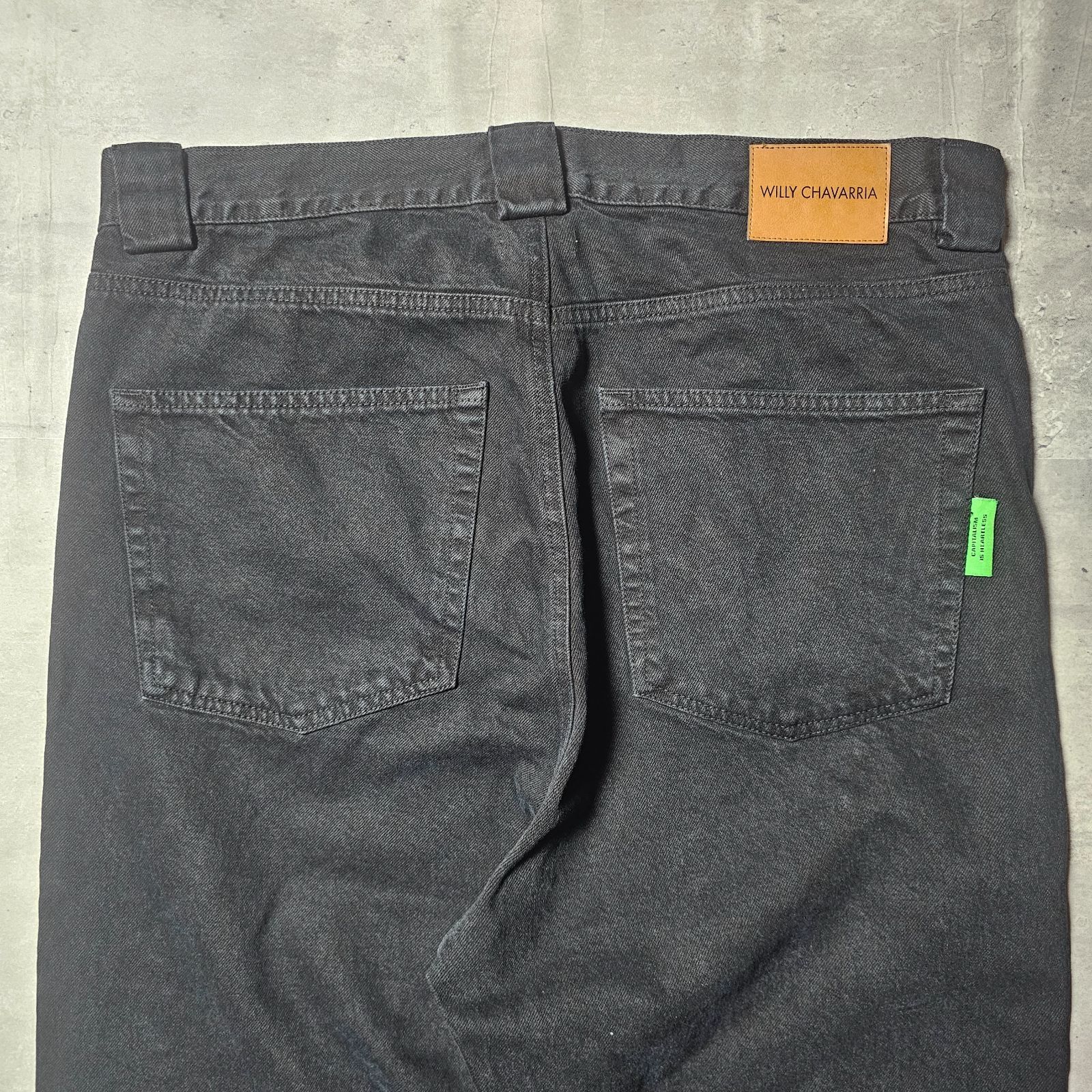 WILLYCHAVARRIA / ウィリーチャバリア 』 ブラックデニムパンツ