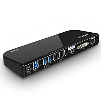 Wavlink USB 3.0 ユニバーサル ドッキングステーション デュアル ビデオモニタ ディスプレイ 最高解像度2048x1152のDVI - HDMI - VGA ポート