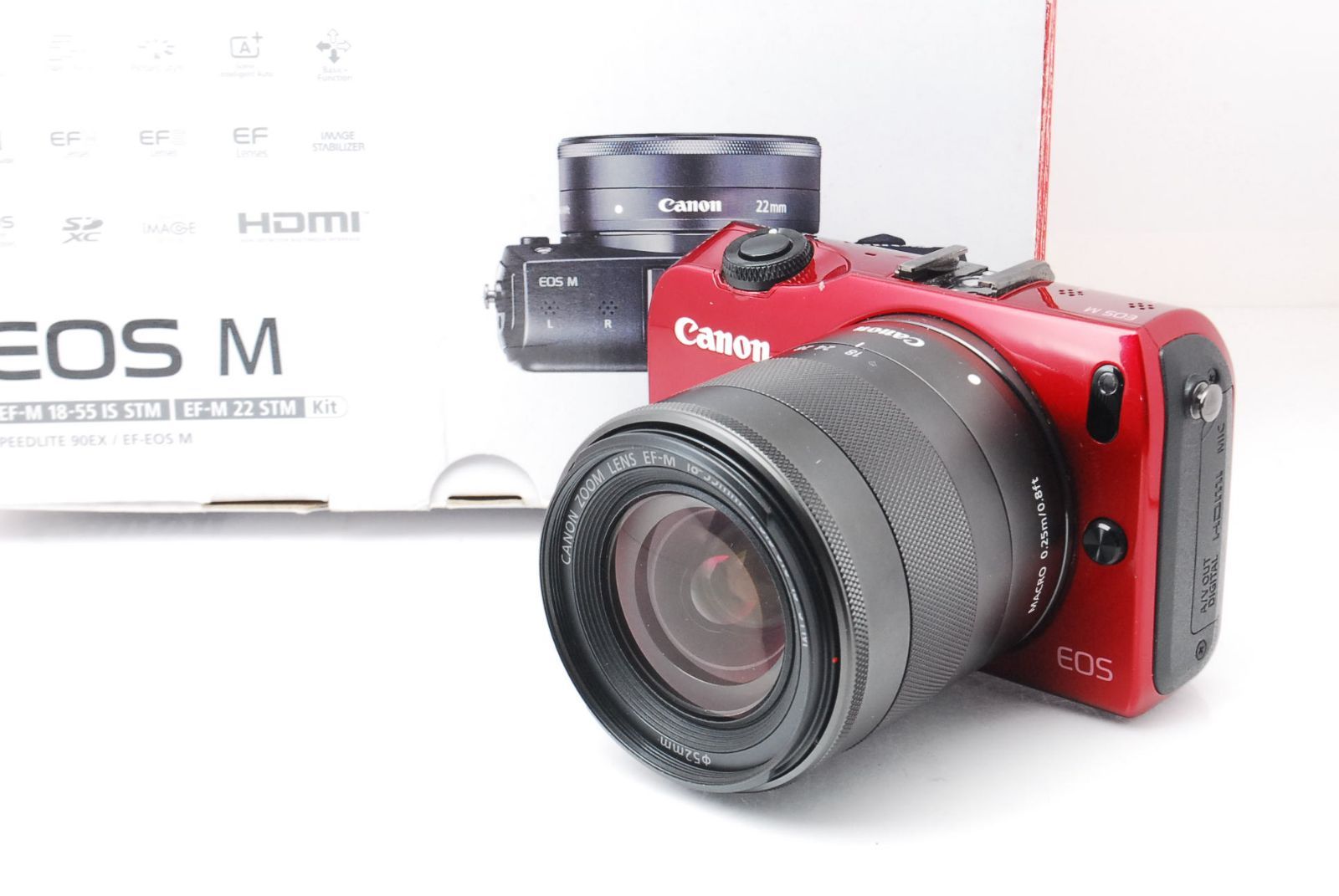 キャノン/Canon EOS M 一眼ミラーレス 軽量 カメラ - Canon ミラーレス 