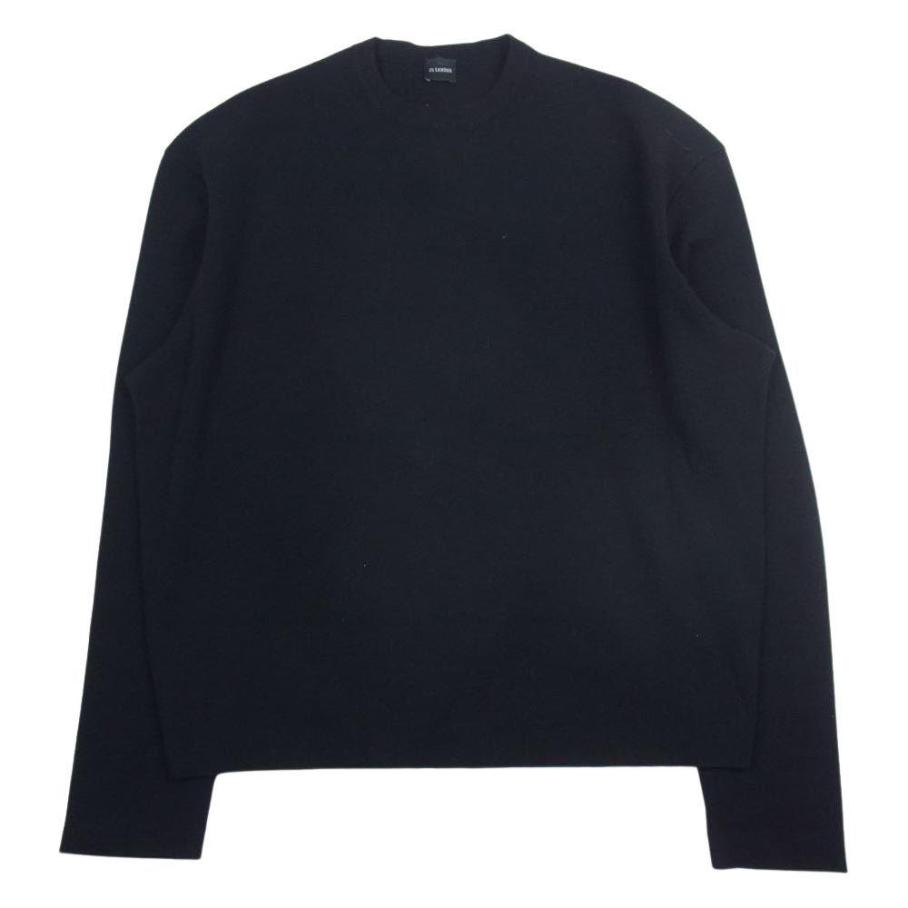 JIL SANDER/ジルサンダー＋ クルーネックニット ブラック 5070