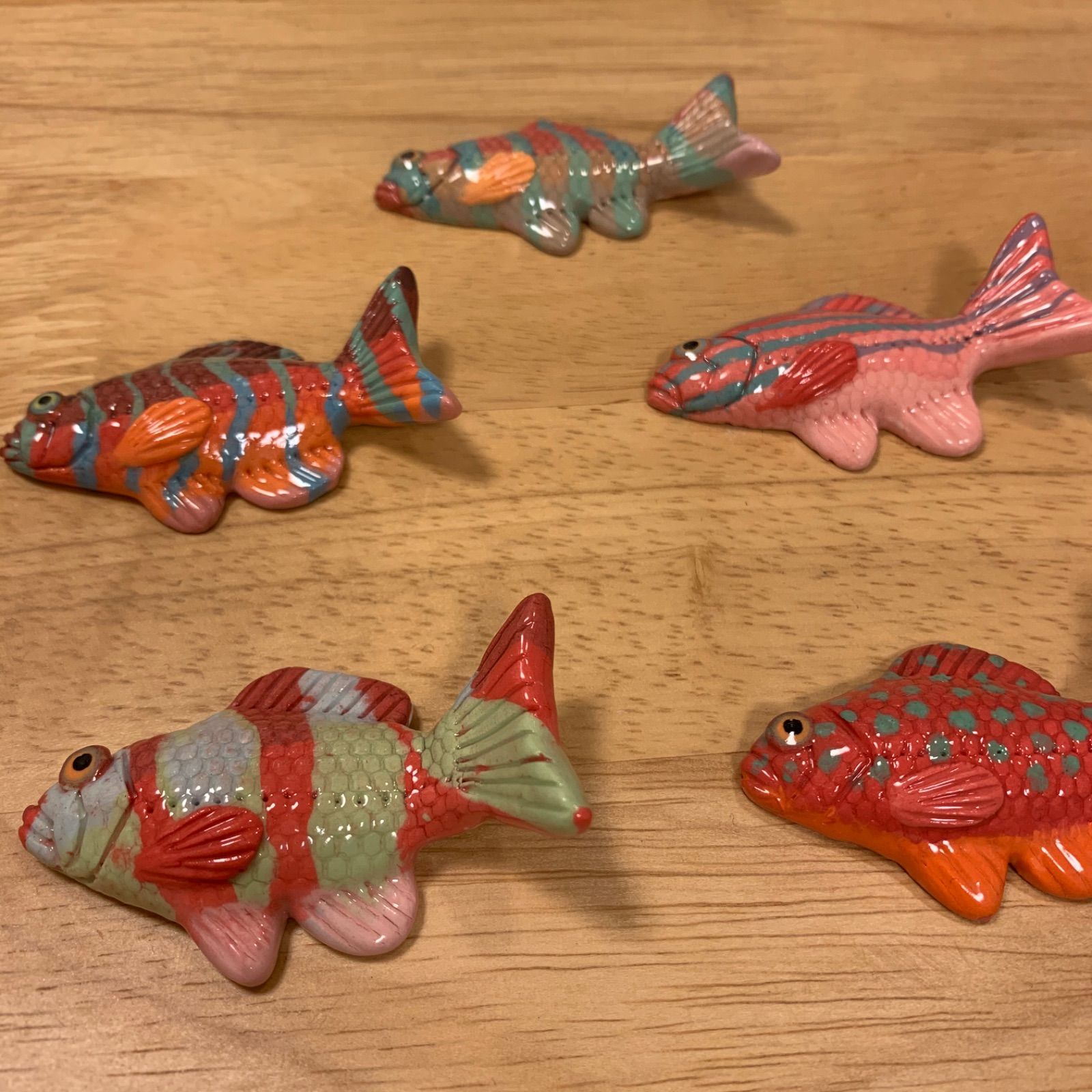 4個 ARABIA アラビア GOG 魚 fish 箸置き カトラリーレスト 4個 ARABIA