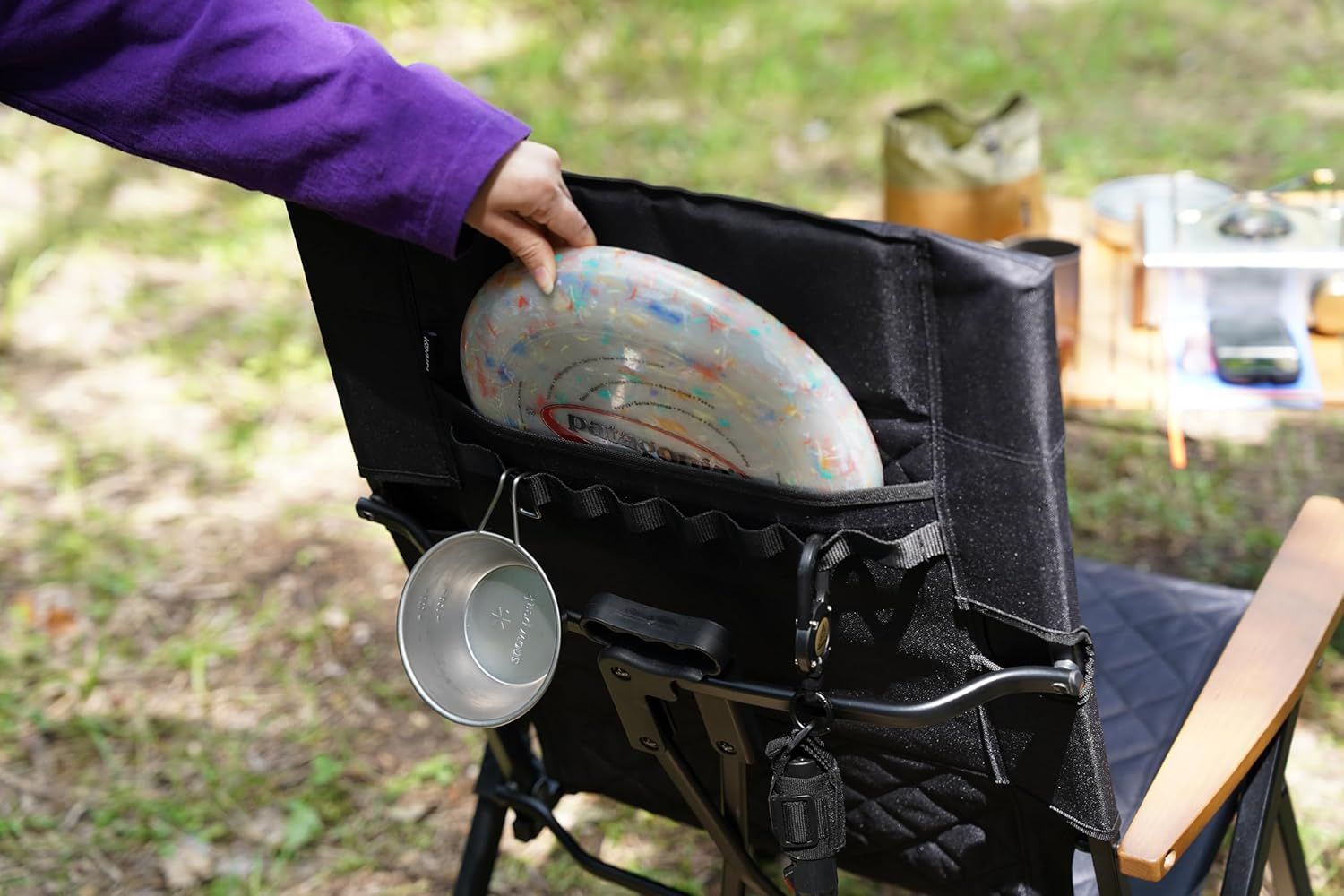 角利産業 kakuriフォールディングチェア ブラック 角利産業(Kakuri