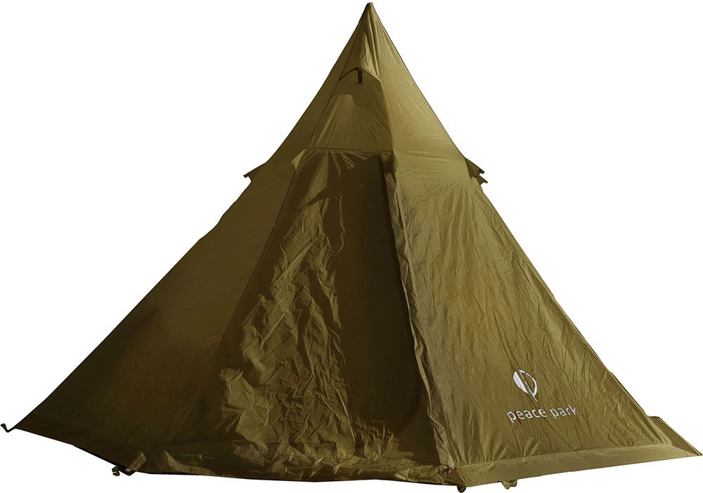 ピースパーク peace park アウトドア ティピーテント PP2025 KHAKI