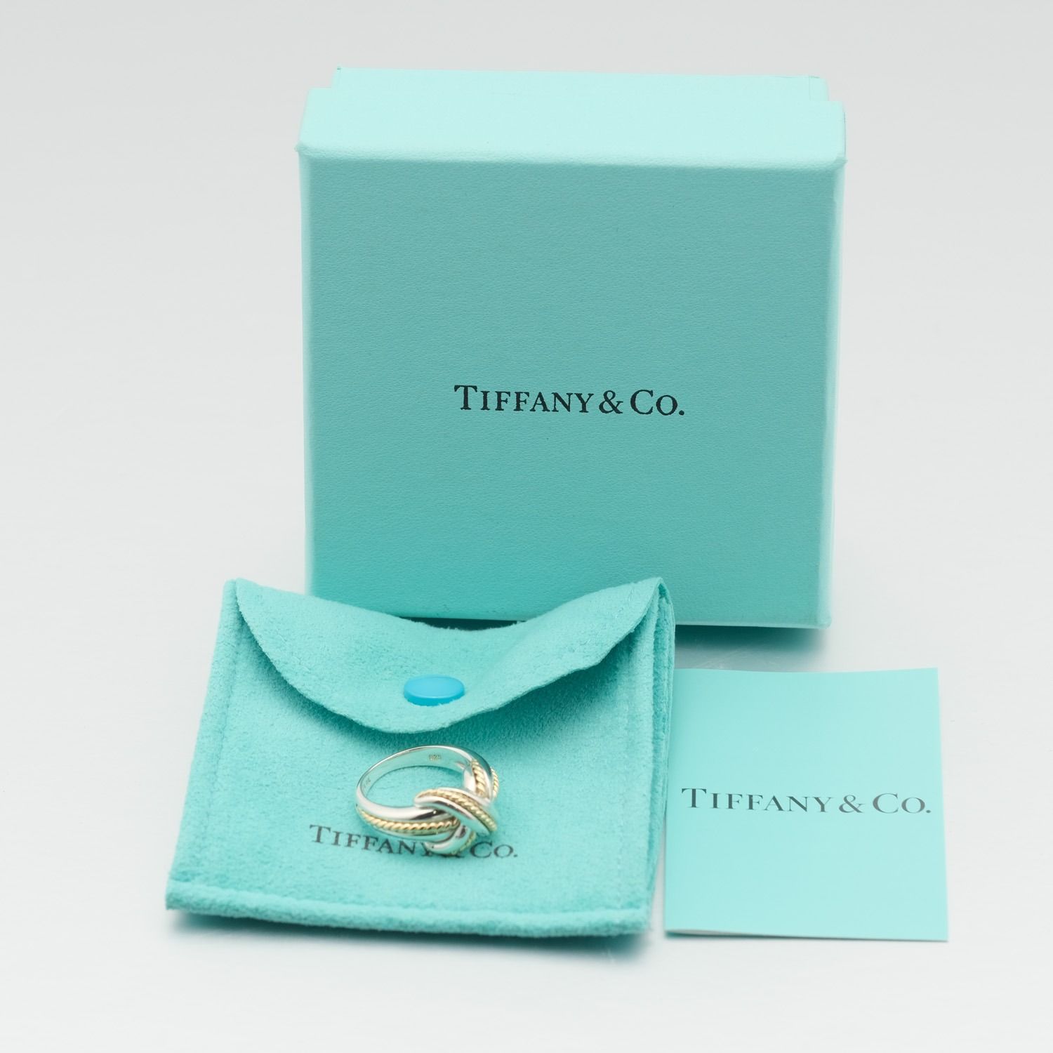 【TIFFANY&Co.】ティファニー シグネチャー シルバー925×K18ゴー