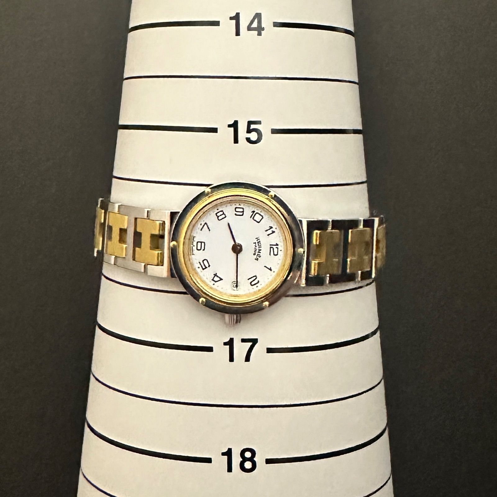 新品電池交換済み✨HERMES エルメス 箱付き クリッパー 24mm