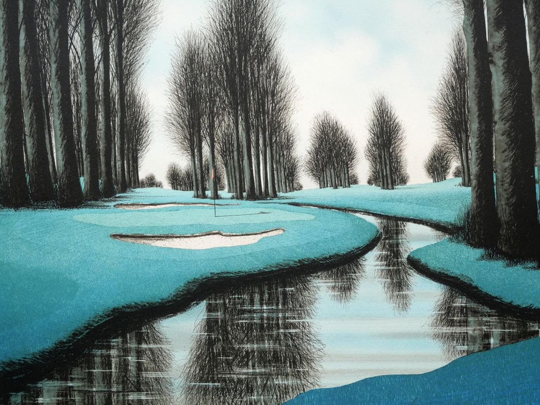 ジャック ・ デペルト ゴルフ場　53/100 リトグラフ Amazon｜ジャック ・ デペルト 「 ゴルフ場 」 リトグラフ 版画