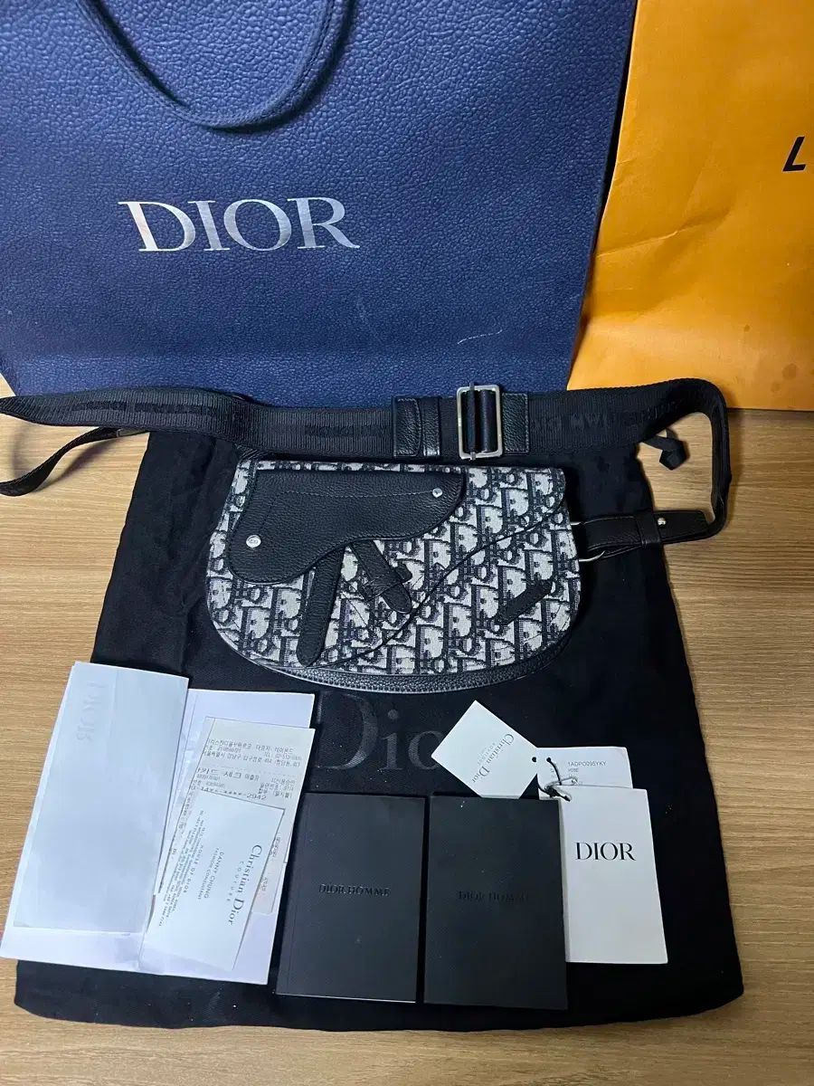 Dior ディオール オブリーク サドルバッグ サドルポーチ