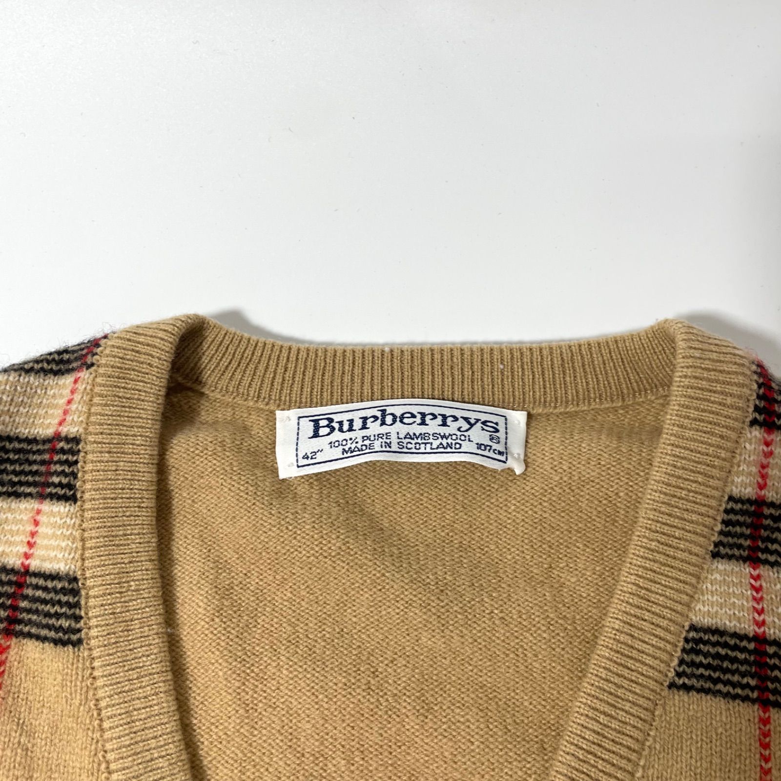M1001-109-F Burberry バーバリー ニットセーター カーディガン V 