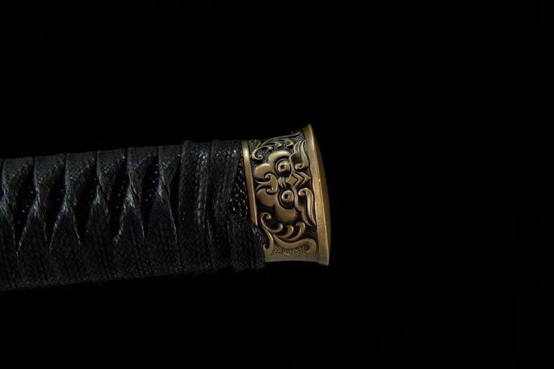 高級模造刀　居合刀　黒拵え　亜合金　本造り 宮本武蔵拵え 亜鉛合金刀身 刀袋付 高級模造刀｜【公式】模造刀