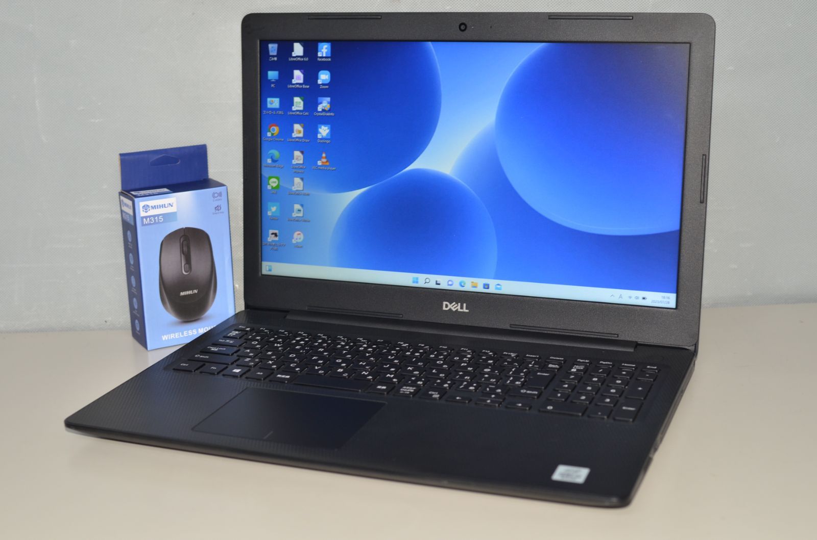 中古良品ノートパソコン Windows11+office 爆速SSD250GB+HDD1TB DELL Inspiron 3593 core i3-1005G1/メモリ8GB/15.6インチ/DVDマルチ搭載