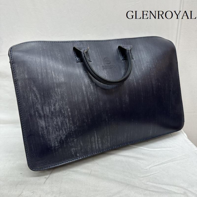GLENROYAL ブライドル レザー ブリーフケース ビジネス バッグ 鞄