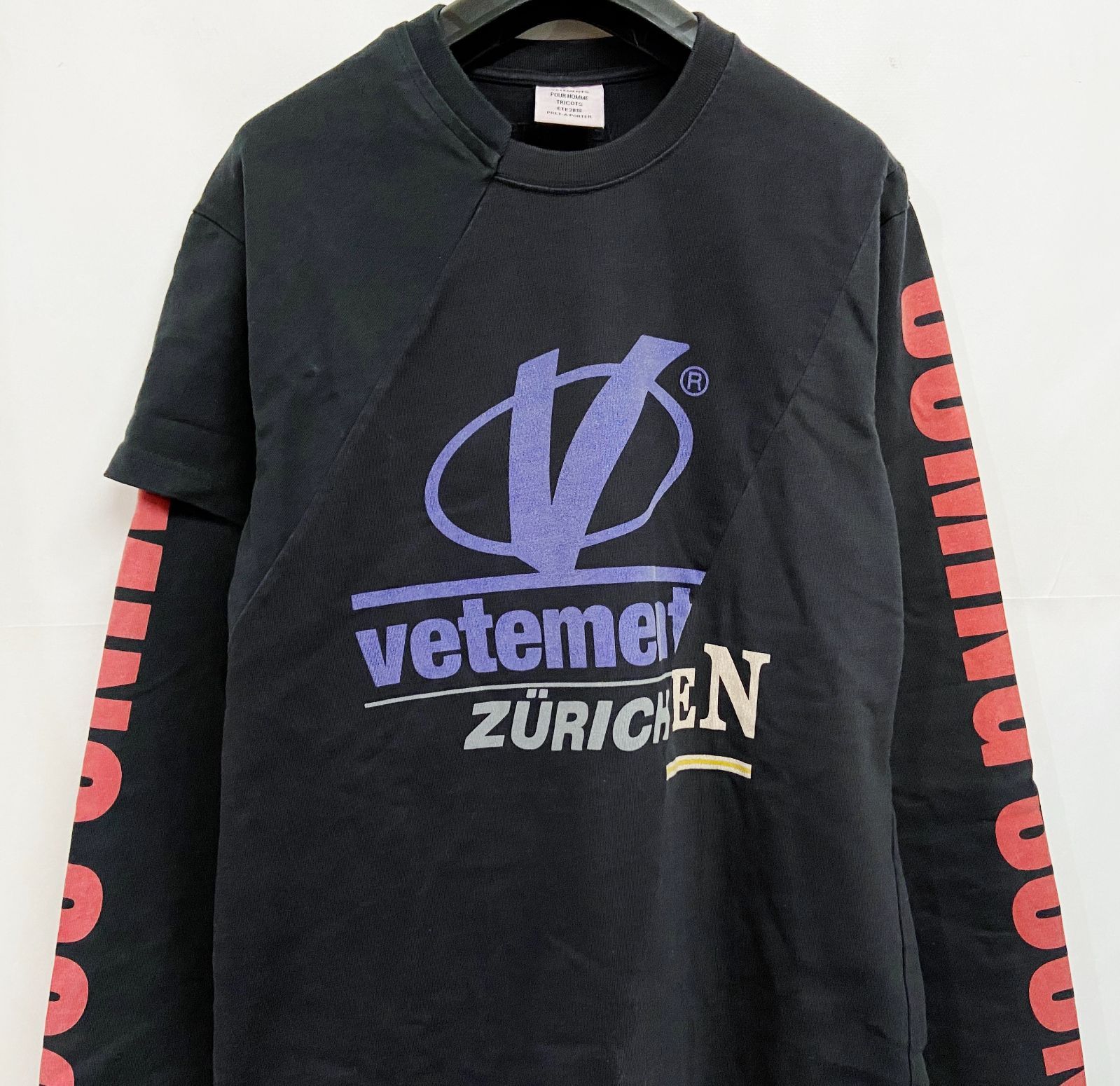 VETEMENTS ヴェトモン Cut Up Long Sleeve 再構築 レイヤード 