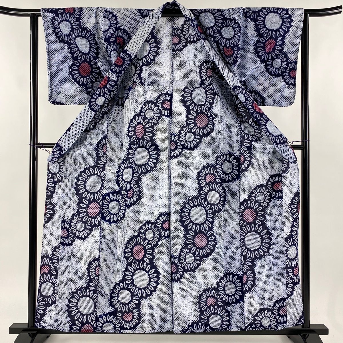 花 紺色