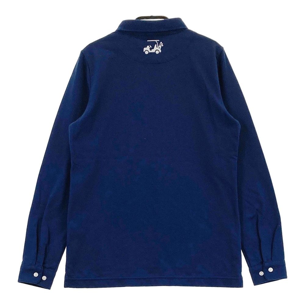 BEAMS GOLF 長袖シャツ L ネイビー　紺　 美品 サイズ：M BEAMS GOLF ビームスゴルフ 長袖ポロシャツ ネイビー系