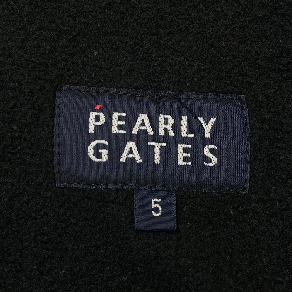PEARLY GATES パーリーゲイツ　ゴルフ　パンツ　黒ブラック　サイズ５ サイズ：5 PEARLY GATES パーリーゲイツ ニットパンツ ブラック