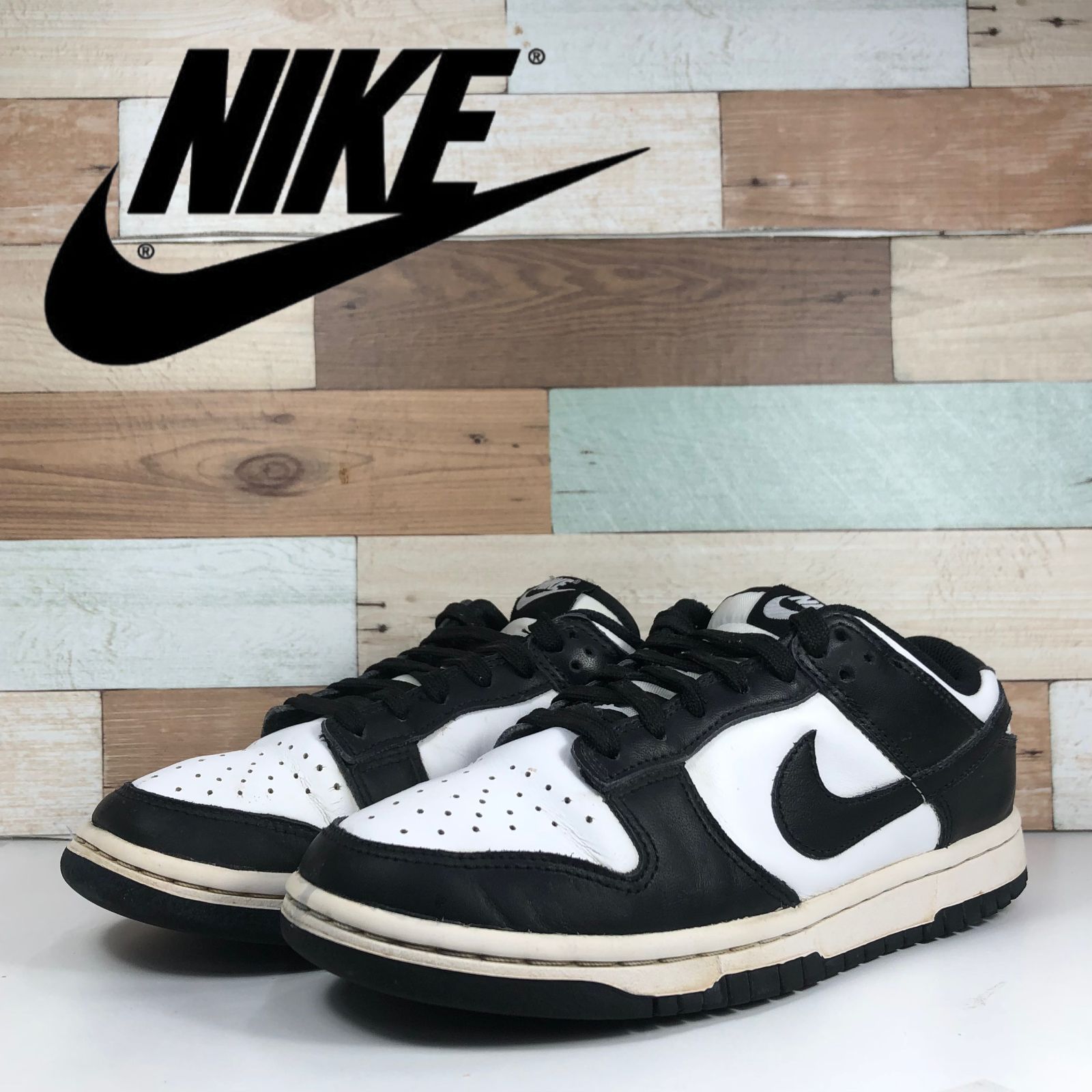 NIKE DUNK LOW ナイキ ダンク ロー カット ホワイト 白 ブラック 黒 