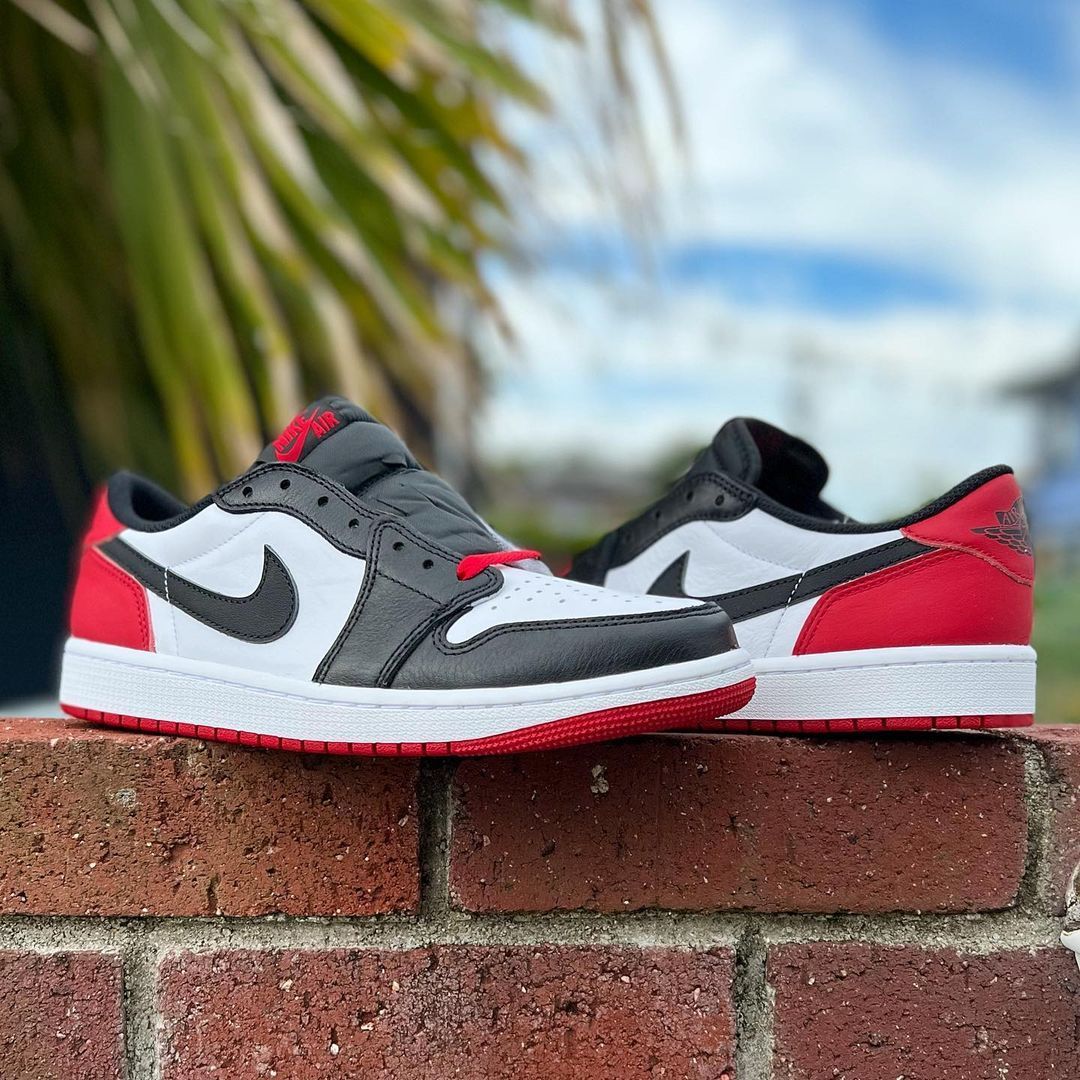 AIR JORDAN 1 RETRO LOW OG BLACK TOE エア ジョーダン 1 レトロ 