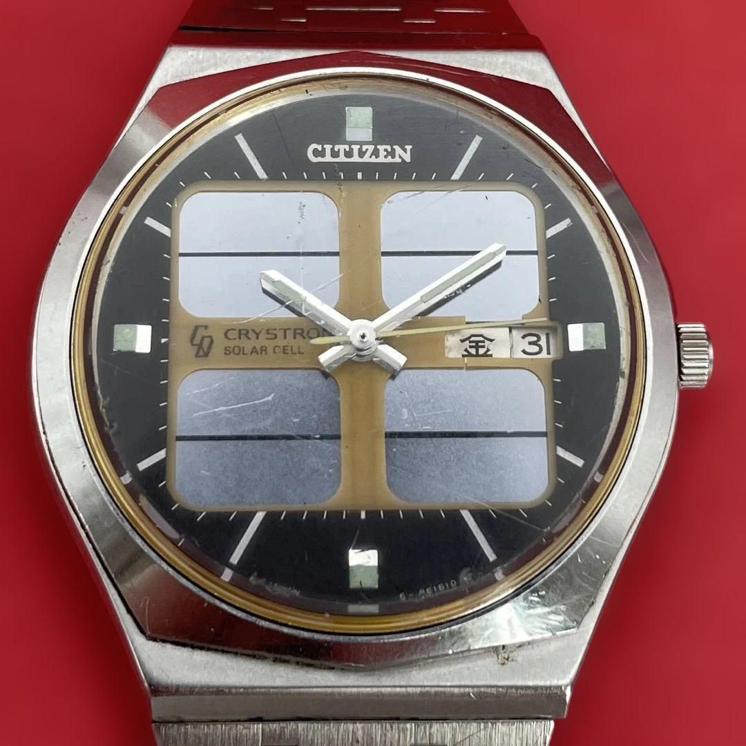 CITIZEN クリストロン ソーラーセル 4-861060 シチズン CRYSTRON SOLAR