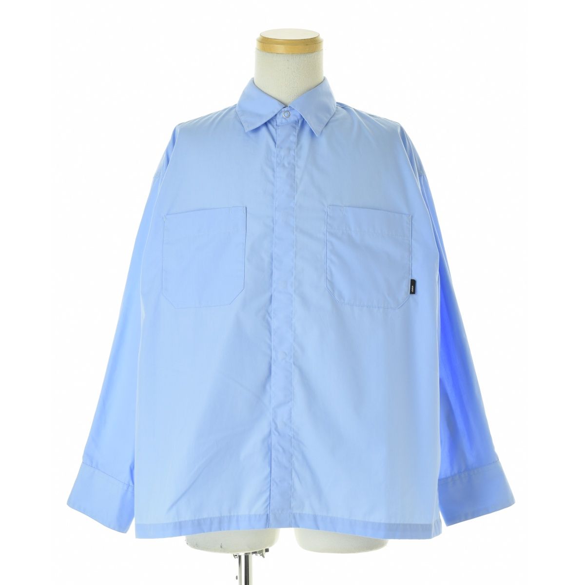 24aw WTAPS REPO LS CTPL BROADCLOTH BLUE M ダブルタップス シャツ 青