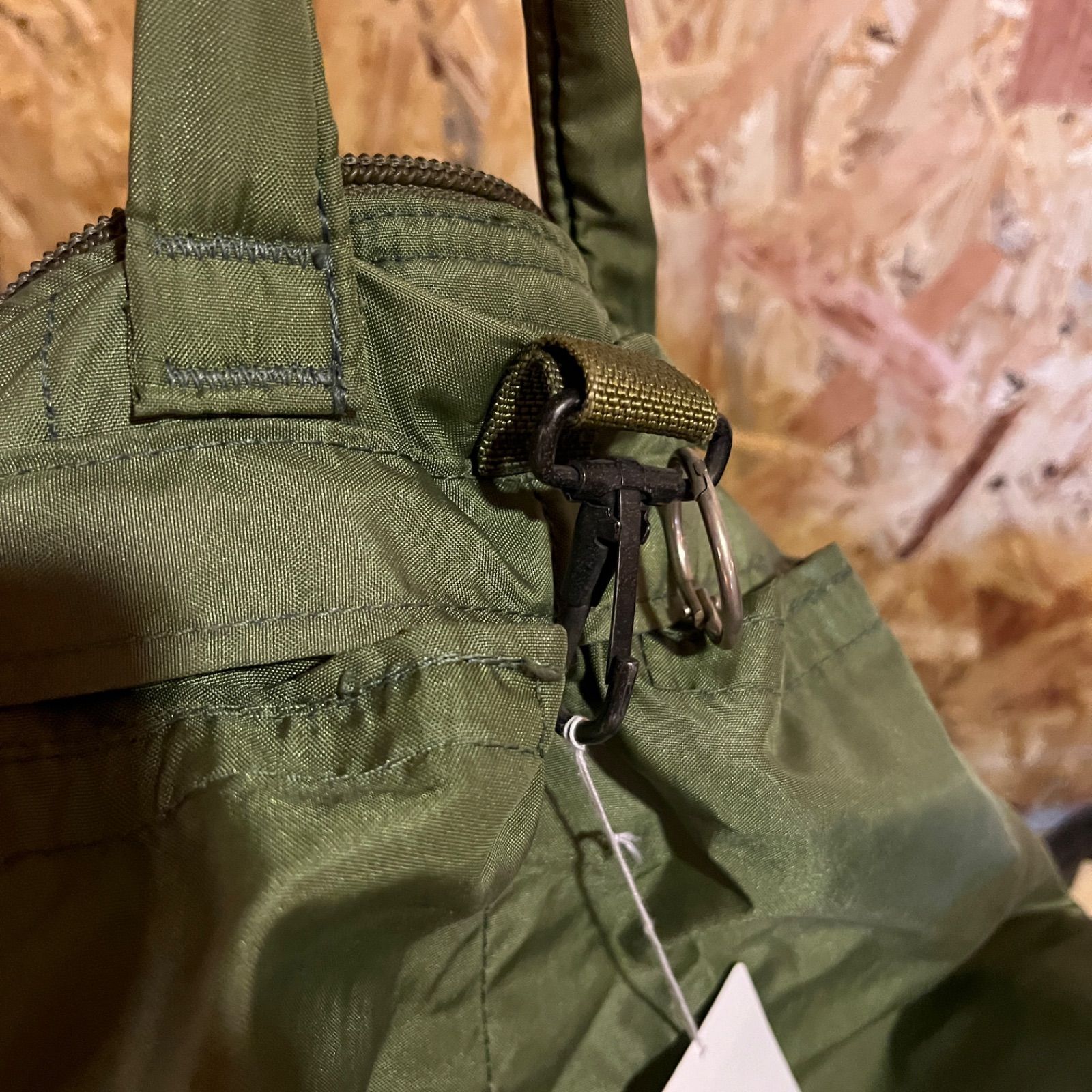 90s 1995年 米軍 実物 ヘルメットバッグ YKK USAF 古着 空軍