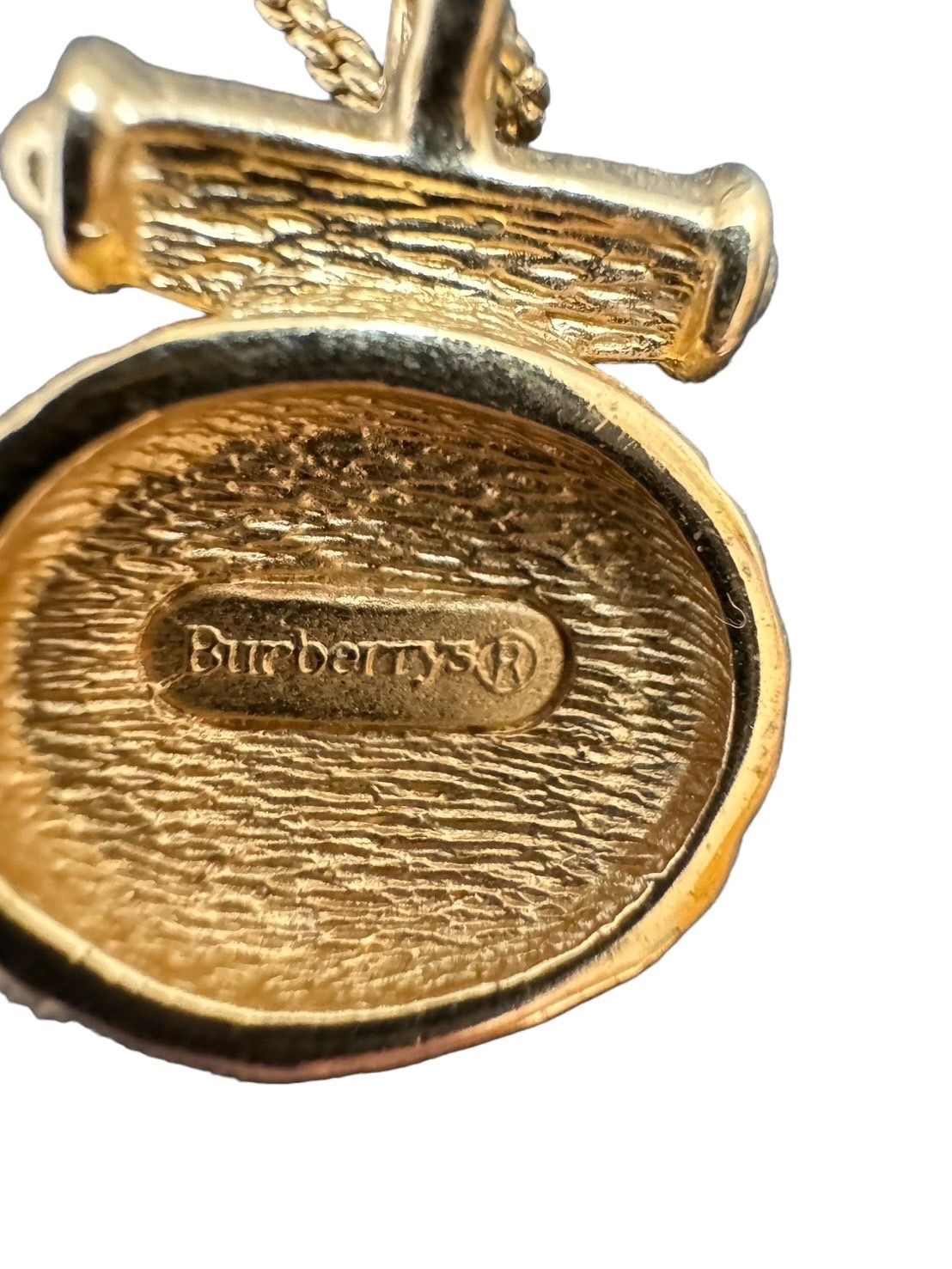 バーバリー　BURBERRY　ネックレス　ゴールド