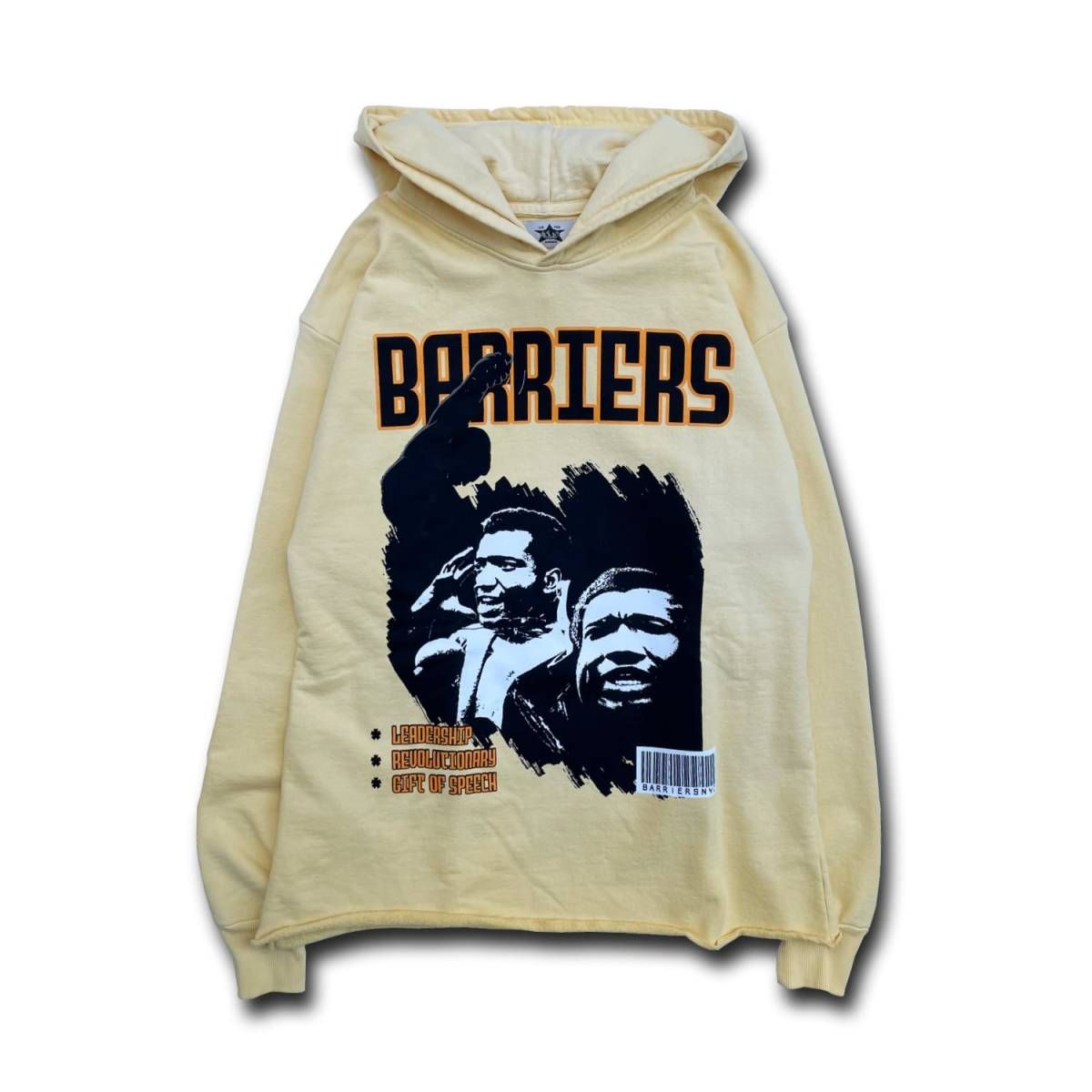 未使用品 BARRIERS NY バリヤーズ Fred Hampton Hoodie パーカー フーディ イエロー系 定価49500円 - メルカリ