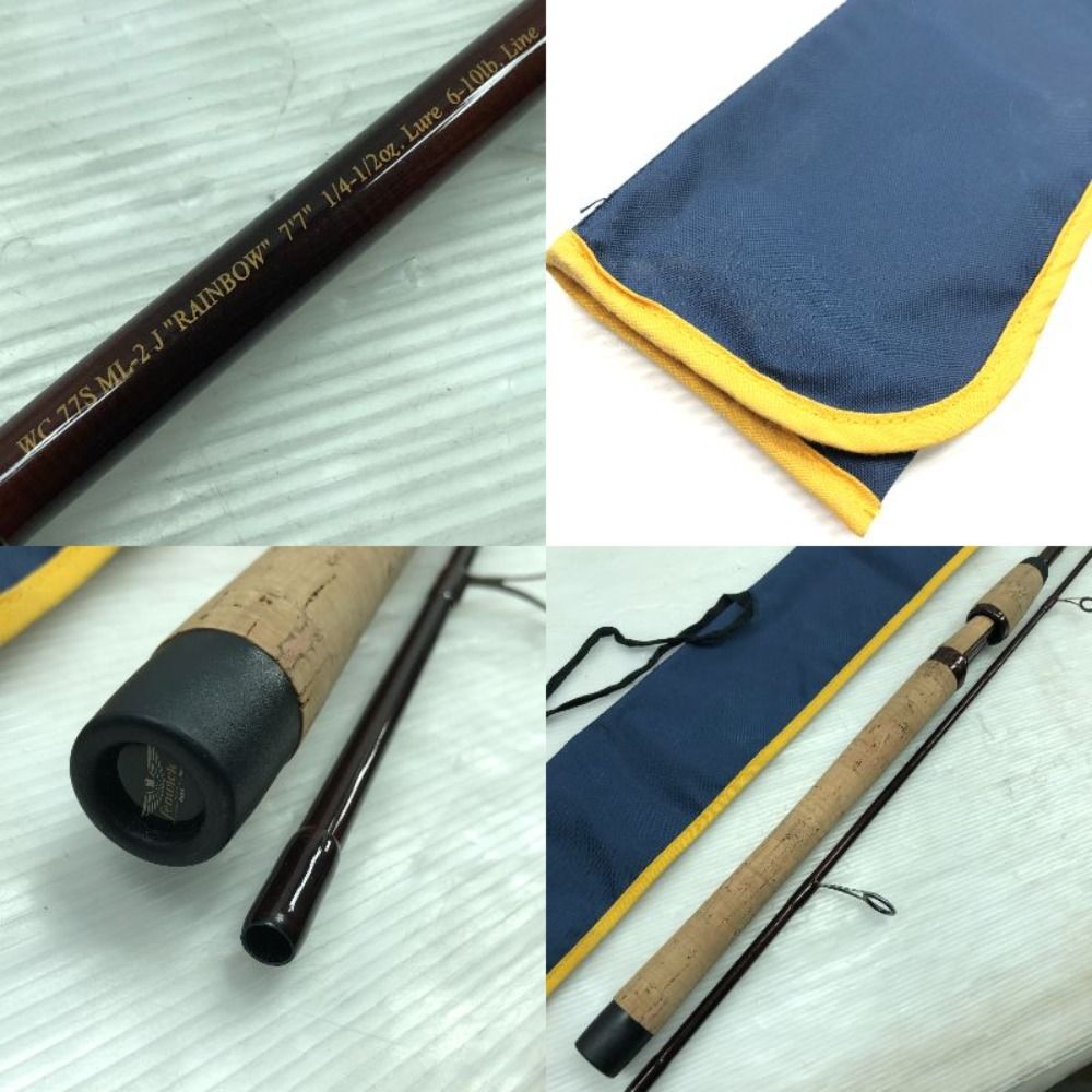 ΣΣfenwick ルアーロッド ワールドクラス WC 77 S ML-2 J レインボー