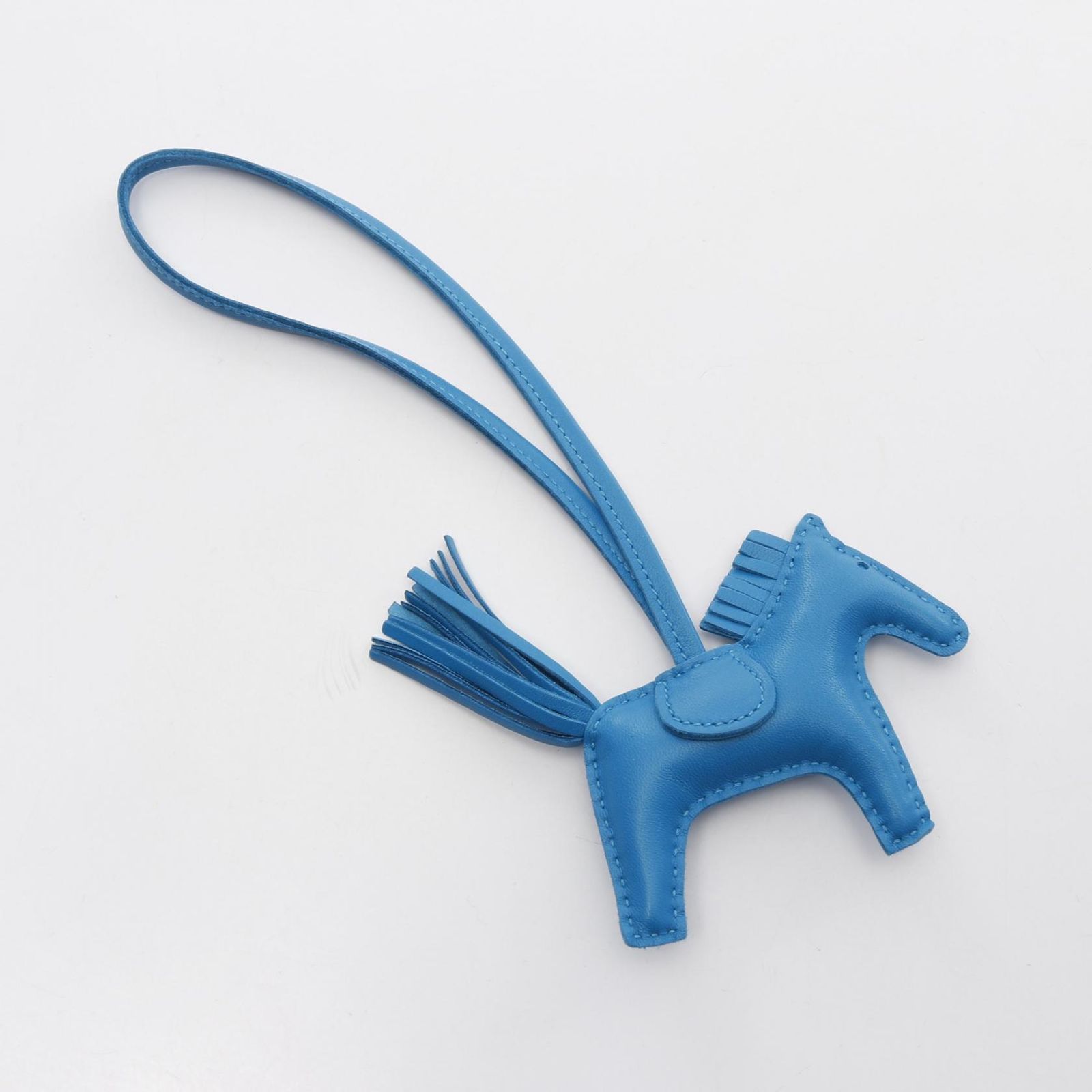 エルメス HERMES チャーム ロデオPM ブルーザンジバル ブルー
